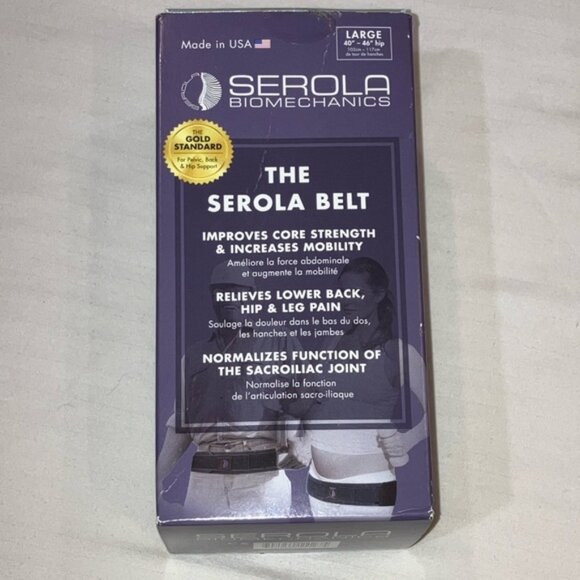 Serola Biomechanics Belt-size large 40-46 hip - Picture 1 of 12